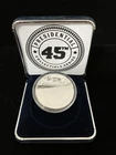 1 Oz .999 Fine Silver Round BU 45th Donald J Trump Great Awakening 4500 In Case