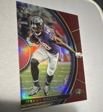 2017 Panini Select Football Jeremy Maclin #10 Maroon Prizm /99 Baltimore Ravens
