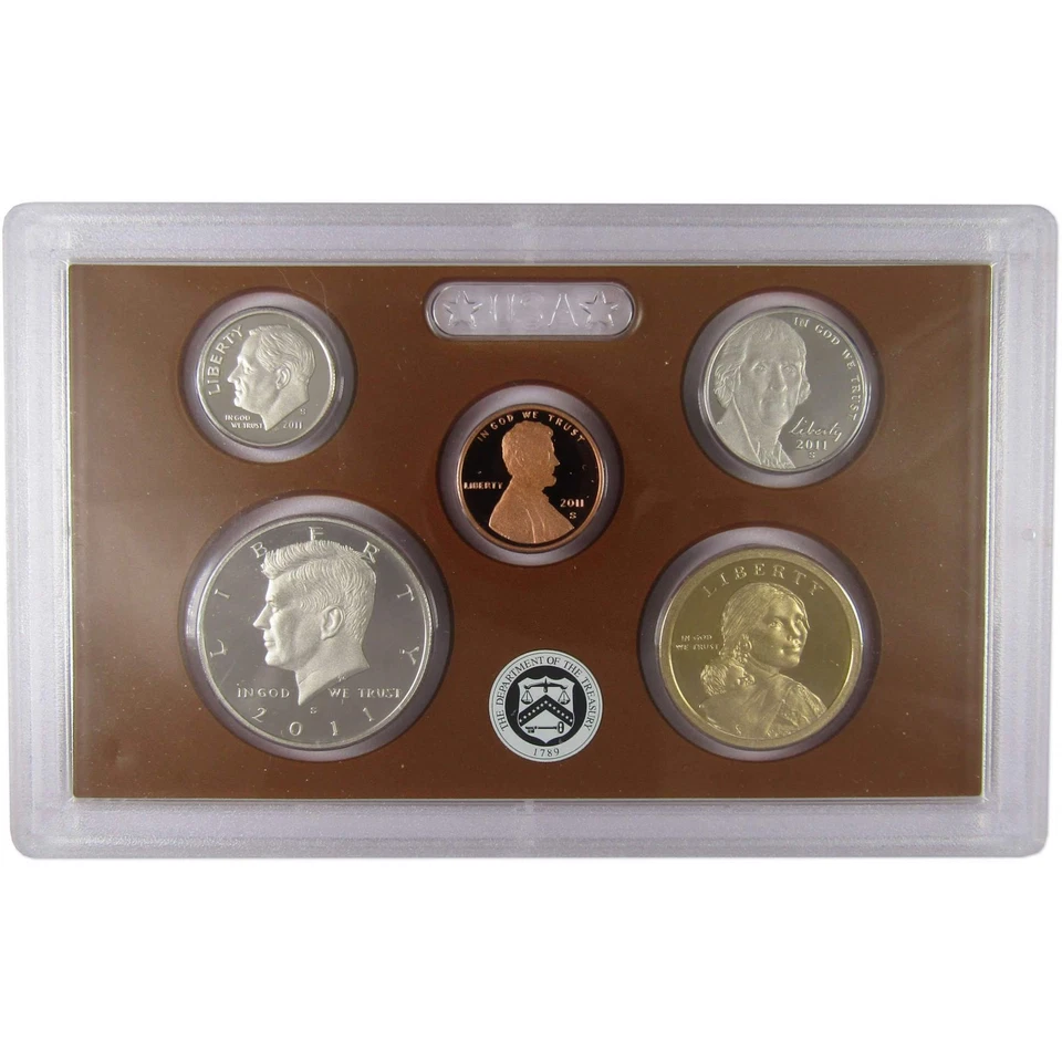 2011 Clad Proof Set U.S. Mint Original Government Packaging OGP COA - Image 2 of 4