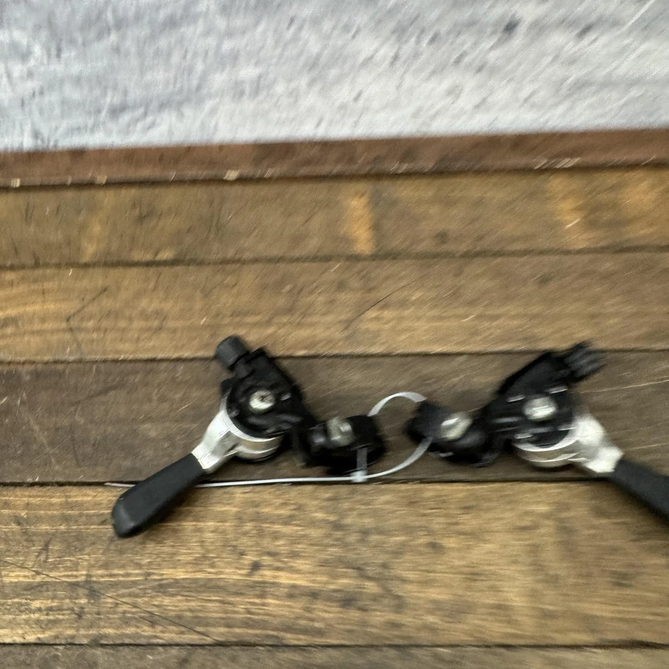Vintage Shimano Deore Light Action SIS 7S SL-MT62 Thumb Shifters Pair Japan 7 - Image 2 of 4