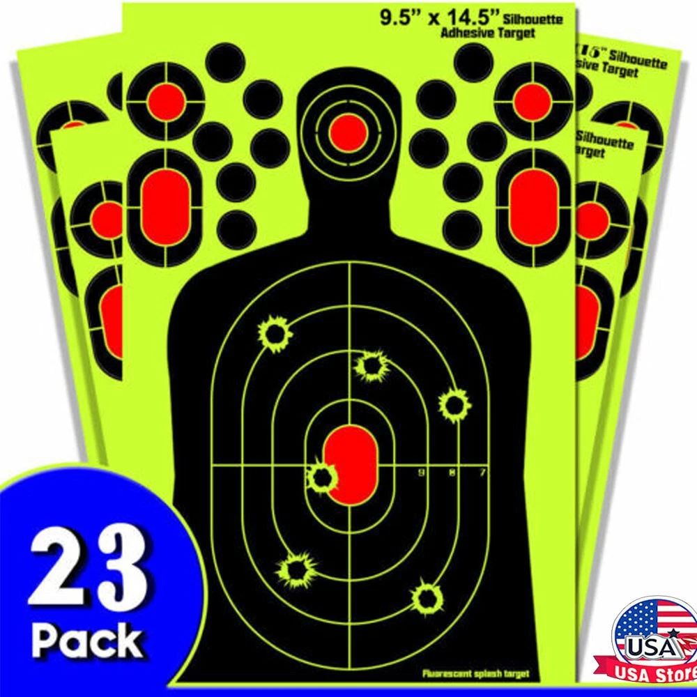 Hylabelest Targets 12 Inch Reactive Splatter Self Adhesive Shooting