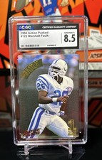 1994 Action Packed Marshall Faulk #122 CGC 8.5 NM Graded RC 💎💎