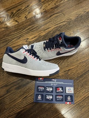 Nike Air Force 1 Ultra Flyknit Low RKK Patriots SB 5X AH8425 001 Men 11.5 Brady 