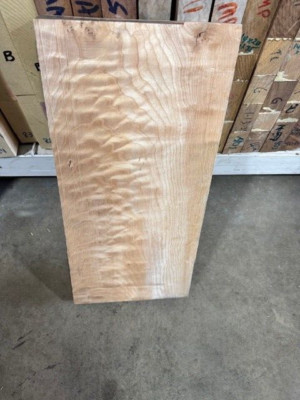 Quilted Maple 1.78 x10''x22  Figured Maple neck lam KD Guitar bass quilt kiln