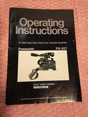 VINTAGE 1983 PANASONIC PK-957 NEWVICON OMNIPRO COLOR VIDEO VINTAGE 1983 PANASONIC PK-957 NEWVICON OMNIPRO COLOR VIDEO