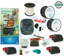 Petsafe Stubborn 4 Large Dog In Ground Fence 18 Gauge 1 Acre with Twisted Wire