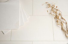 Sample of Antalya White /  Cream Polished Limestone Wall & Floor Tiles 