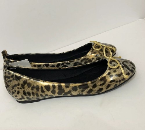 NEW Chicos flats shoes ballet 7.5 slip on animal leopard balletcore cheetah - Picture 4 of 6