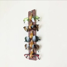 Sunglasses Holder Wall, Leather Glasses Organizer, Eye Glasses Storage Display