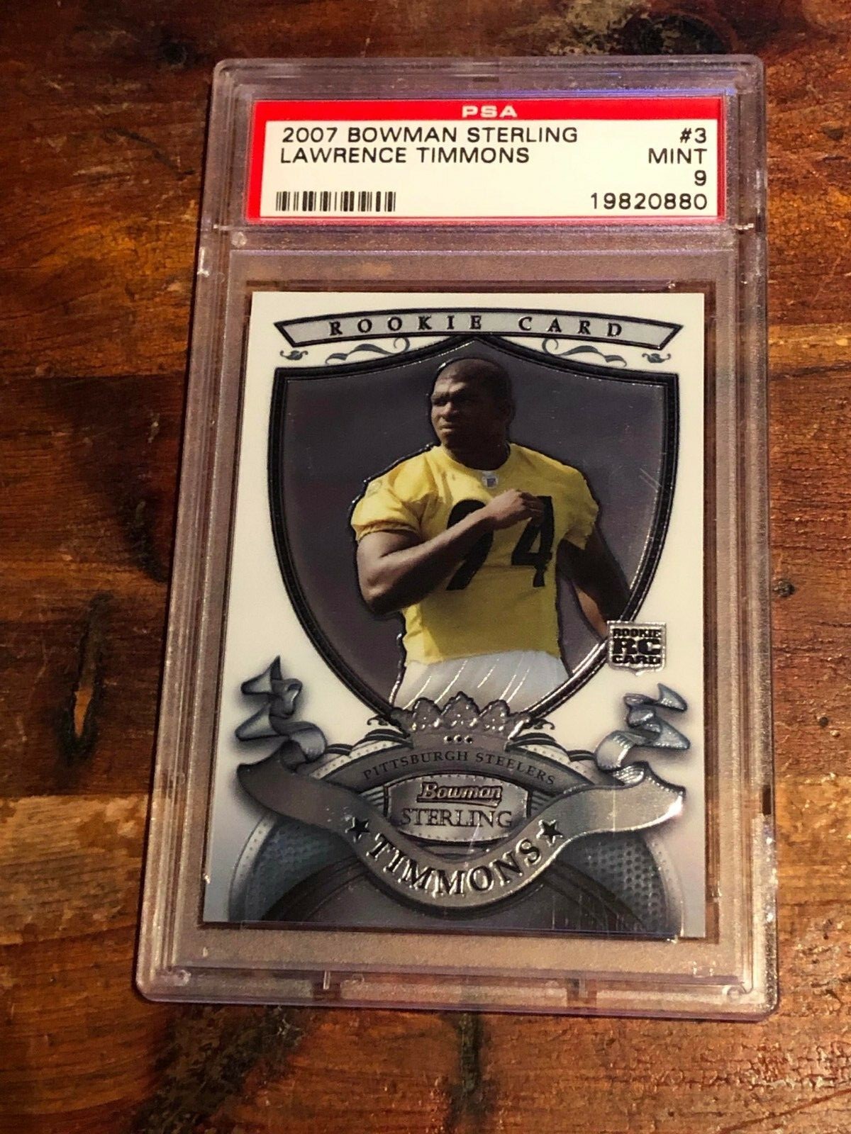 Lawrence Timmons Bowman Sterling #3 Base