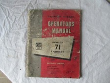 Gm Detroit Diesel 71 Series Engines Operators Manual 1956