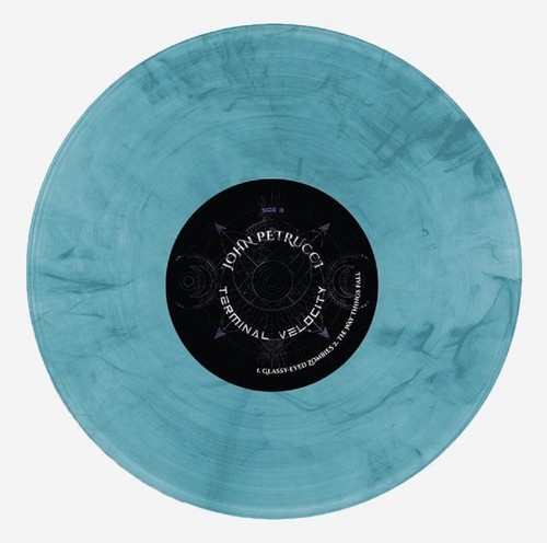 John Petrucci - Terminal Velocity (Pearl / Turquoise 2-LP + Signed Card) Portnoy - Picture 7 of 7
