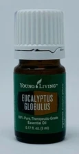 Young Living Eucalyptus Globulus Pure Therapeutic Grade Essential Oil 5ml - NEW