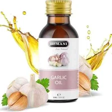 Hemani Natural Garlic Oil For Hair&Body - 30ml زيت الثوم الطبيعي