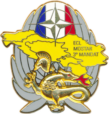 5. Rgt des Kommandos und der Unterstützung, E.C.L. MOSTAR, 3. Mandat, LR PARIS, (3701)