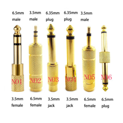 Grelua 3 Pièces Adaptateur XLR âle vers 1/4 Feelle,Prise XLR 3