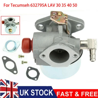 UK Carburetor For Tecumseh 632795A LAV 30 35 40 50 Carb Replacement