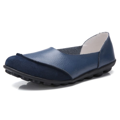 Mujeres Informales Cuero Genuino Mocasines sin cordones Mocasines Planos Barco Oxford Zapatos N - Imagen 41 de 101