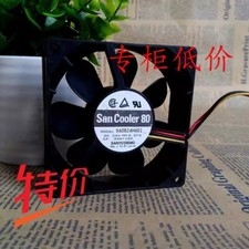 SANYO 9A0824H401 8025 DC24V 0.07A 8CM 3-Wire Inverter Cooling Fan