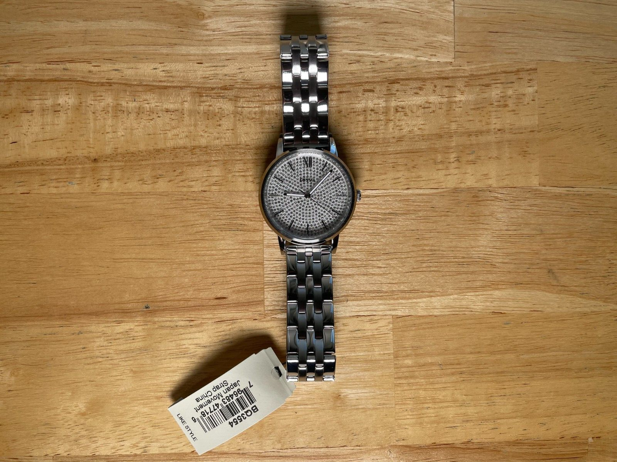 Fossil BQ3554 Cambry Three Hand Stainless Steel Watch | eBay display picture 1