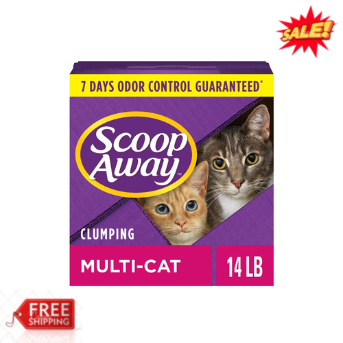 Scoop Away Extra Strength MultiCat Scented Litter, Clumping Cat Litter