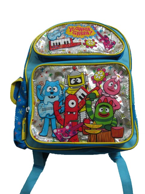 yo gabba gabba musical band girls boys 12 toddler backpack small
