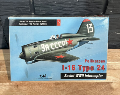 Hobbycraft 1/48 Model Kit Polikarpov I-16 Type 24 #HC1576