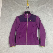 Koppen Jacket Women Small Purple Long Sleeve Faux Fur Lined Softshell Ski Winte