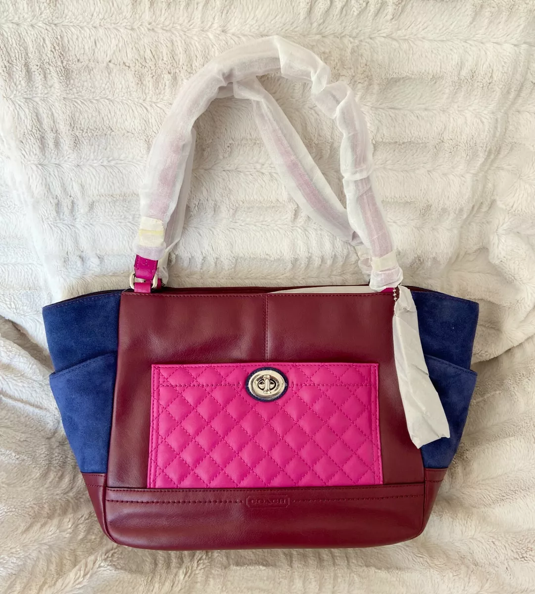 The Ethereal | Color Block Leather Handbag for Women | Multicolor Purse