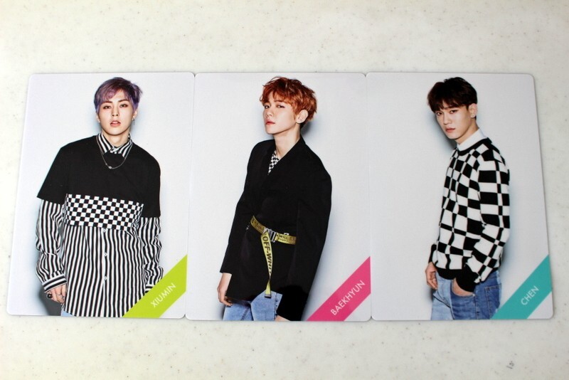SET x3 EXO-CBX Girls Baekhyun Xiumin Chen Pencil Board Japan