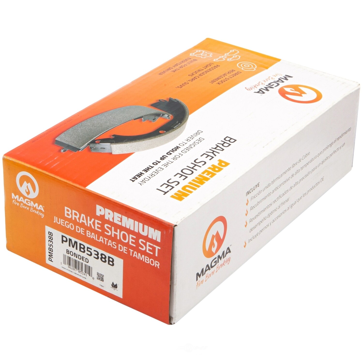 Drum Brake Shoe-FWD MAGMA BRAKES PMB538B