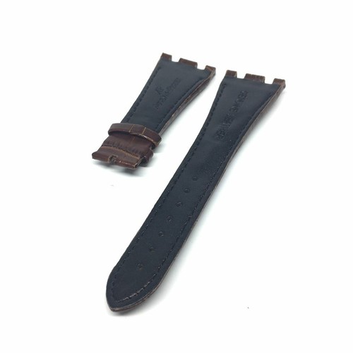 Correa de cuero genuino con cuerno marrón de 28 mm para reloj AP ROO 42 mm - Imagen 2 de 2