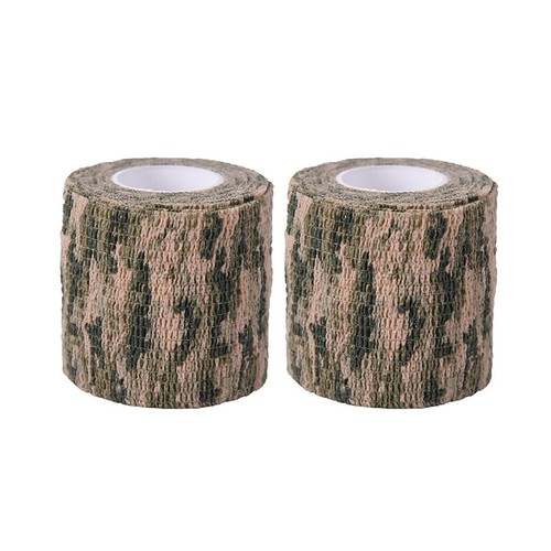 2x 4,5M Military Stretch Medical Bandage Tarnband Selbstklebende Gun D CLYJmmp - Picture 8 of 13
