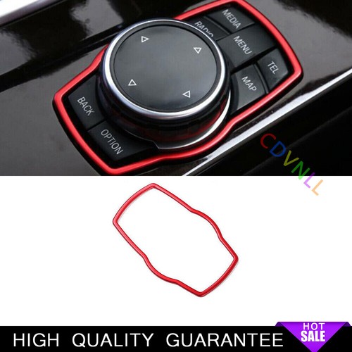 VDARK BMW Knopfabdeckungen Rot - Aluminium Für 5er, 7er, X3