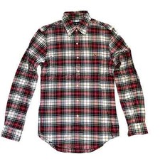 Polo Ralph Lauren Men's Slim Fit Multicolor Pony Long Sleeve Cotton Oxford Shirt