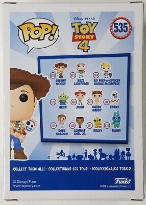  POP! Funko Disney Pixar Toy Story 4 Sheriff Woody Holding FORKY  Vinyl Exclusive #535 : Toys & Games