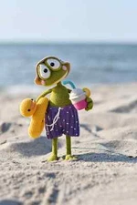 Crochet Frog Doll – Amigurumi Handmade Stuffed Toy – Cute Summer Beach Frog