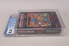 Ghosts 'n Goblins Nintendo NES CIB 1986 Capcom Hangtab! CGC Graded 8.0 9.4 Cart!