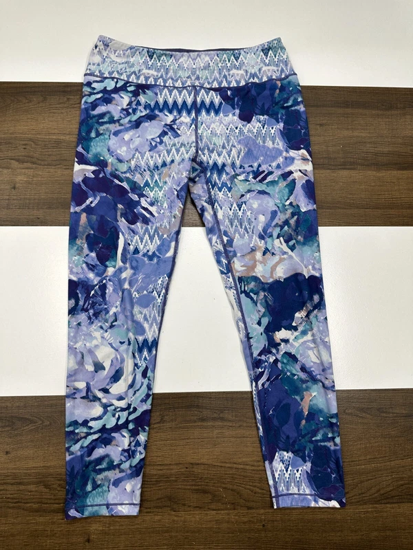 prana floral stretch yoga gym joggers leggings