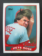 1989 Topps - Team Checklist Pete Rose #505 Reds
