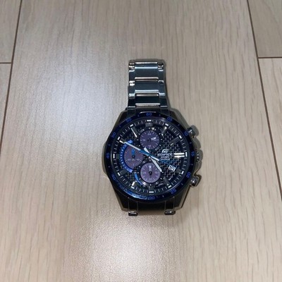 CASIO EDIFICE Chronograph Watch EQS-900DB-2A Men's Black Band From Japan