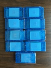lot of 9 ds lite clear blue shells READ DESCRIPTION - FAST SHIPPING