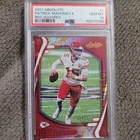2021 Panini Absolute Patrick Mahomes II #1 Red Squares /499 PSA 10 Chiefs