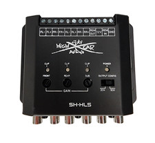 Sky High Car Audio 5 Channel Hi to Low Converter Line Output LOC RCA Adapter