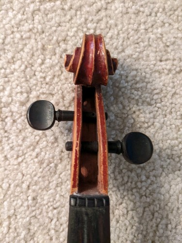 Violino Antonio Stradivari Cremonensis Faciebat Anno 1722. Per ricambi o riparazioni - Foto 3 di 22