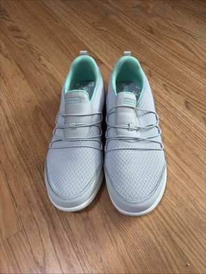 Skechers On-The-Go Gray Mesh Slip-On Sneakers Women