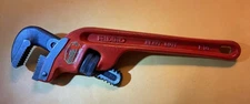RIDGID 10” Off-Set Adjustable Heavy Duty Professional  Pipe Wrench