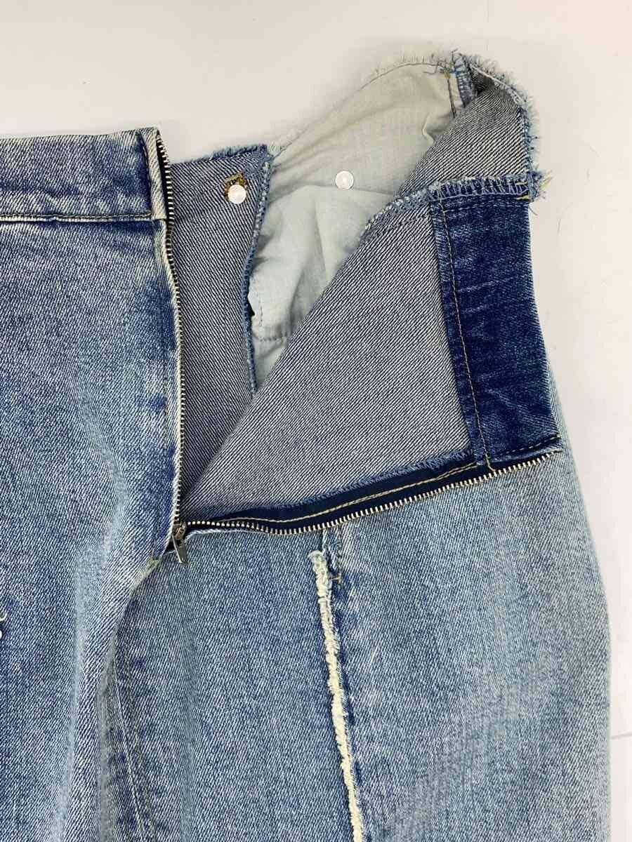 AMERI 23SS REMAKE DENIM SKIRT Size 25 Cotton IDG … - image 3
