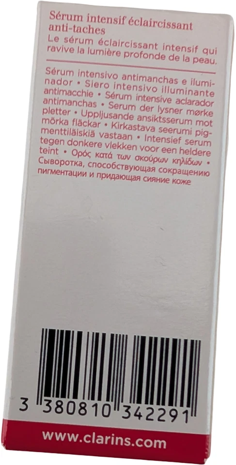 Clarins Bright Plus Advanced Brightening Dark Spot Serum 3 mL 0.1 oz Sample - Image 4 of 4