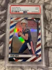 2024 Panini Prizm ● 329 Drake Maye RC ● Red White Blue Prizm ● COLOR MATCH PSA 9